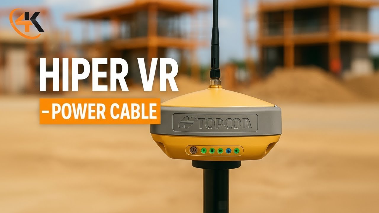 Topcon Hiper VR - How to Plug and Unplug Power