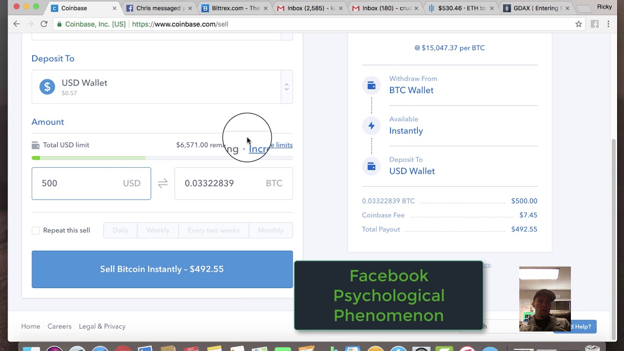 Gdax tutorial trading LTC ETH BTC