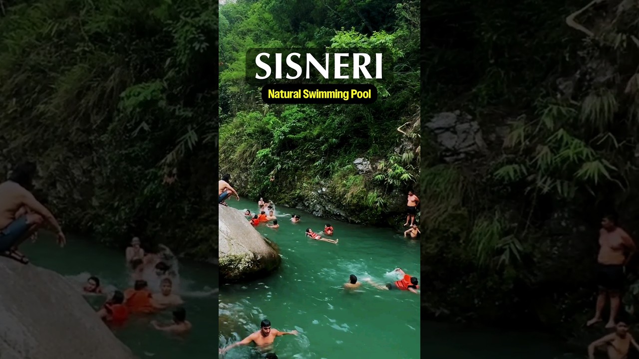 😱 1.5 Hour to reach Sisneri Natural Swimming Pool #shorts #trending #sisneri