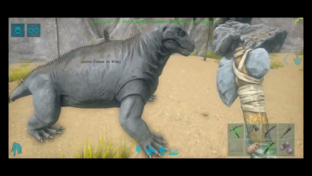 Killing everything I see in Ark with a moschops