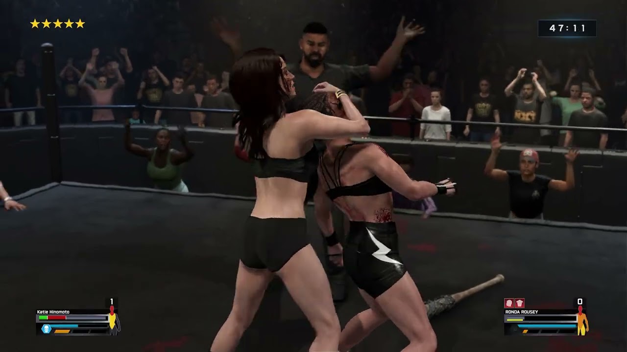 WWE 2K25 Underground Match: Katie Hinomoto vs Ronda Rousey