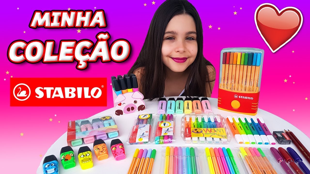 MINHA COLEÇÃO STABILO