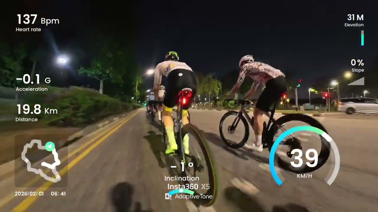 I survived with faster group ride in Singapore 🇸🇬 