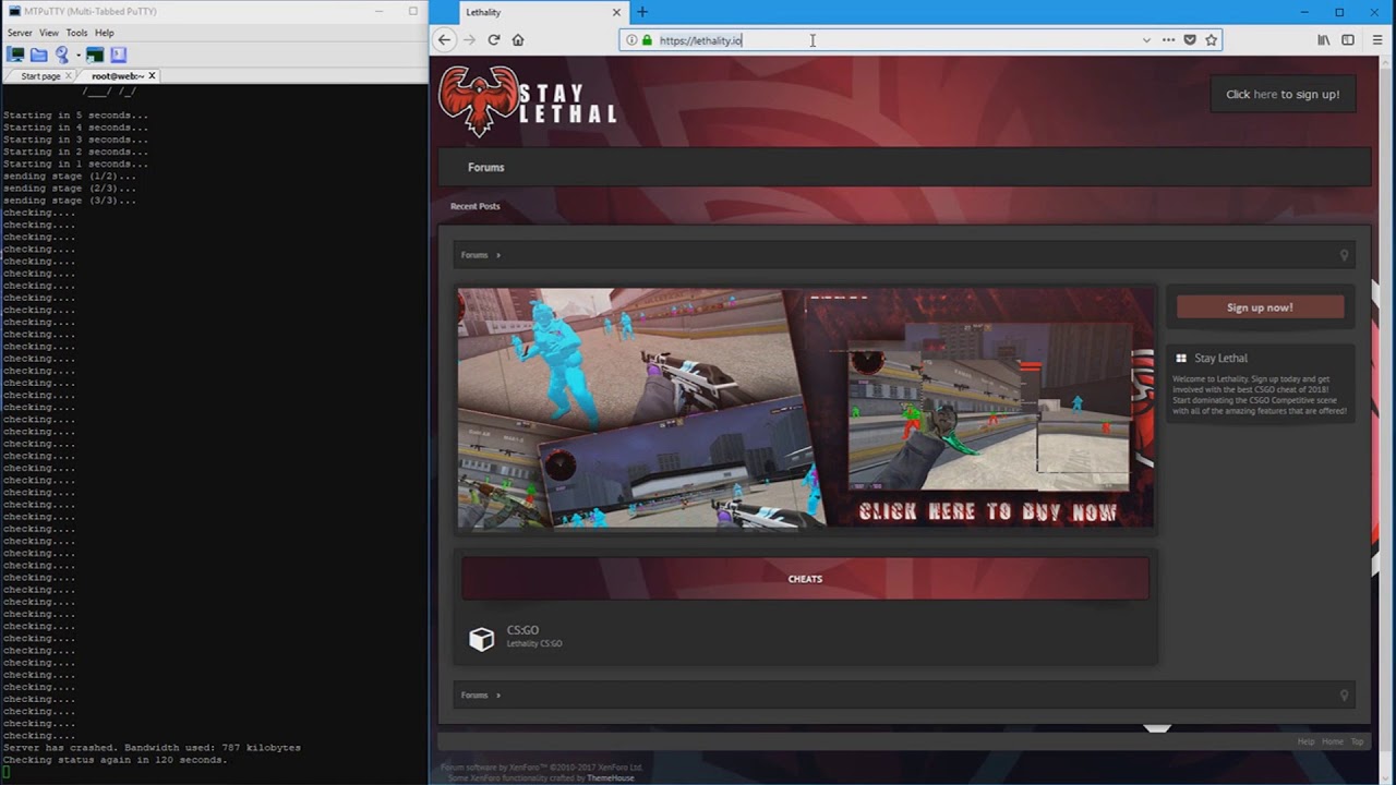Lethality.io / TabzWare DDoS 40 Million (NSA DDOS LETHALITY!?)