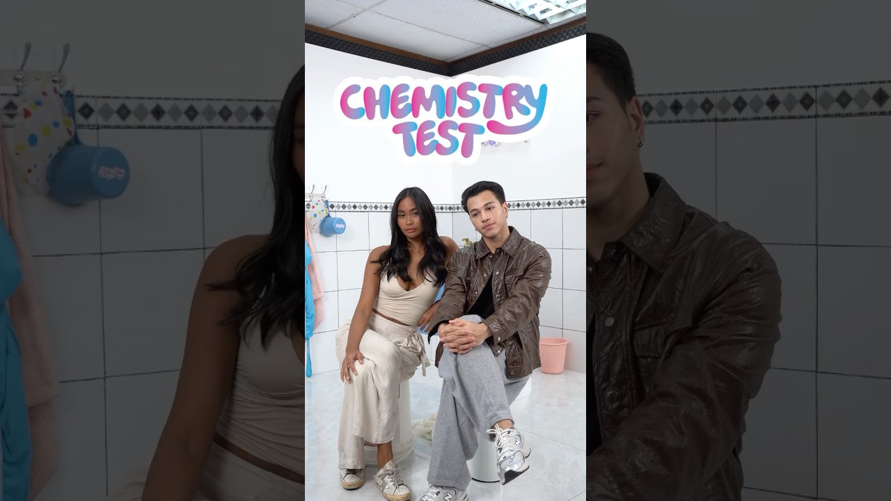 Chemistry test challenge!😝Uhm seberapa kompak siiih Sarah Tumiwa dan Emil???👀 #emilmario