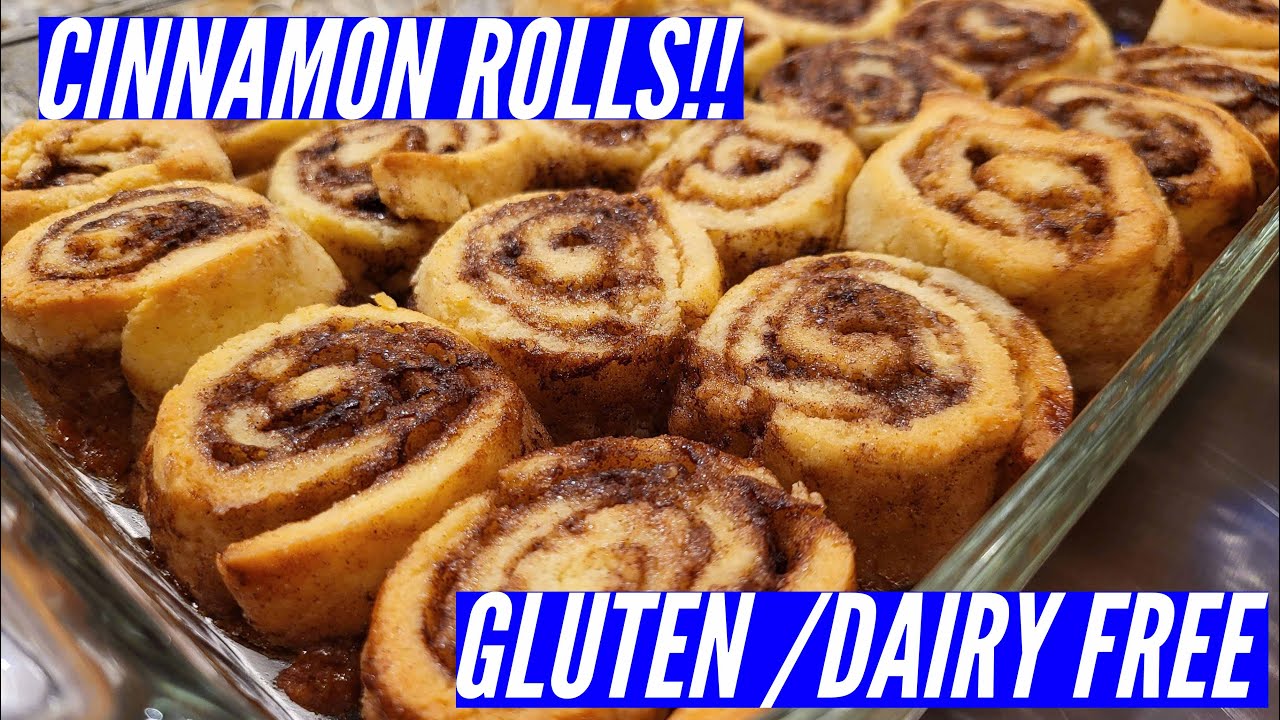 Cinnamon Rolls with Cream Cheese Frosting! Gluten/Dairy Free