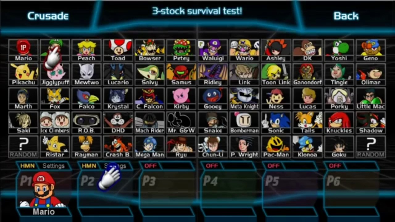 Super Smash Bros.Crusade(All Characters)SSBC