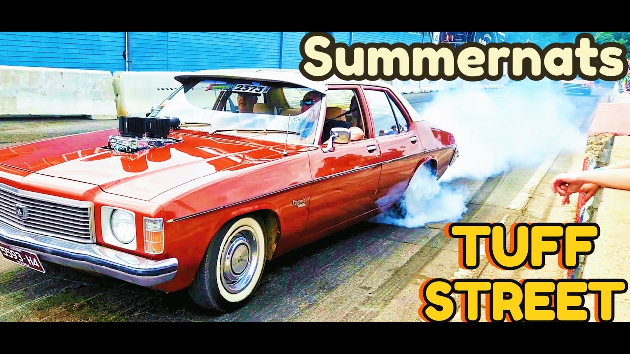 **TUFF STREET** at Summernats 36: burnouts and small wheelspins