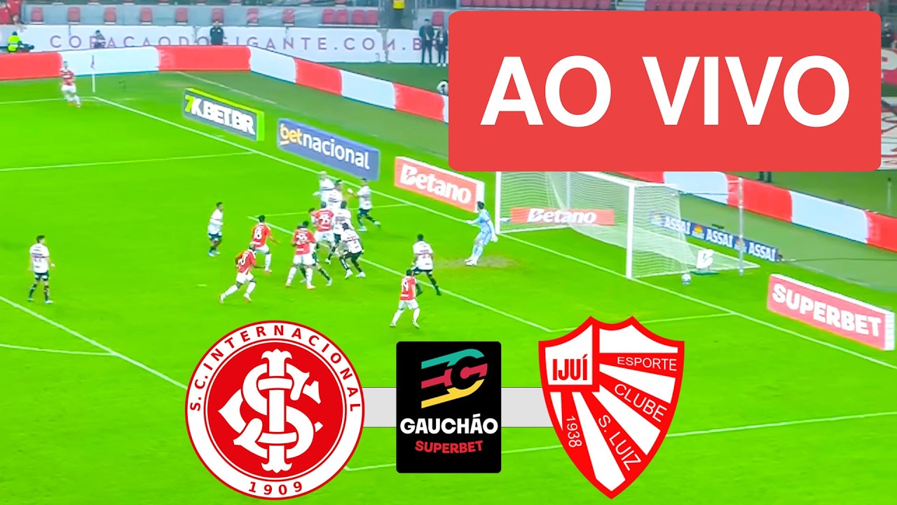 INTERNACIONAL X SÃO LUIZ AO VIVO (COM IMAGENS !!!) CAMPEONATO GAUCHO 2026 - ASSISTA AGORA!
