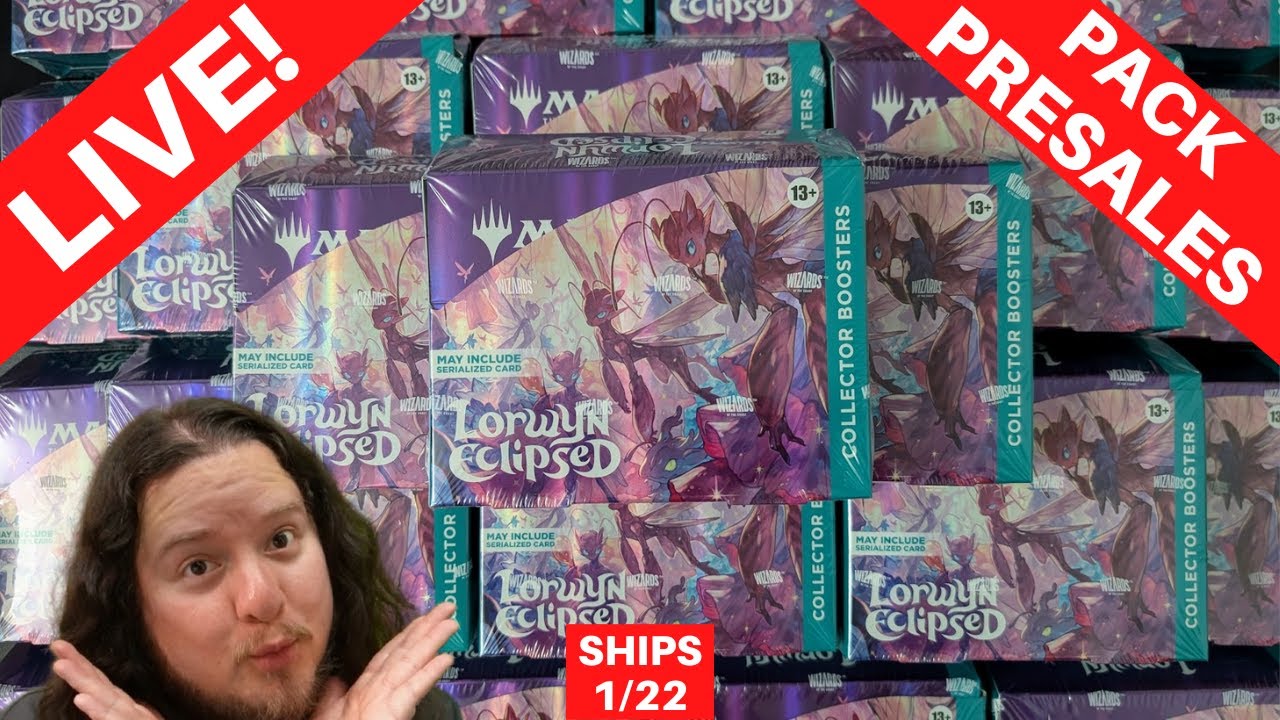 🔴LIVE! MTG Lorwyn Eclipsed (ECL) Collector & Play Pack Presales | Magic Rip & Ship | Ships 1/22