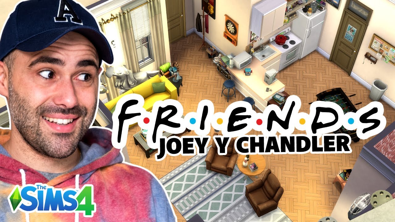 ¡Hago el piso de FRIENDS de Joey y Chandler en Los Sims 4! 🏢