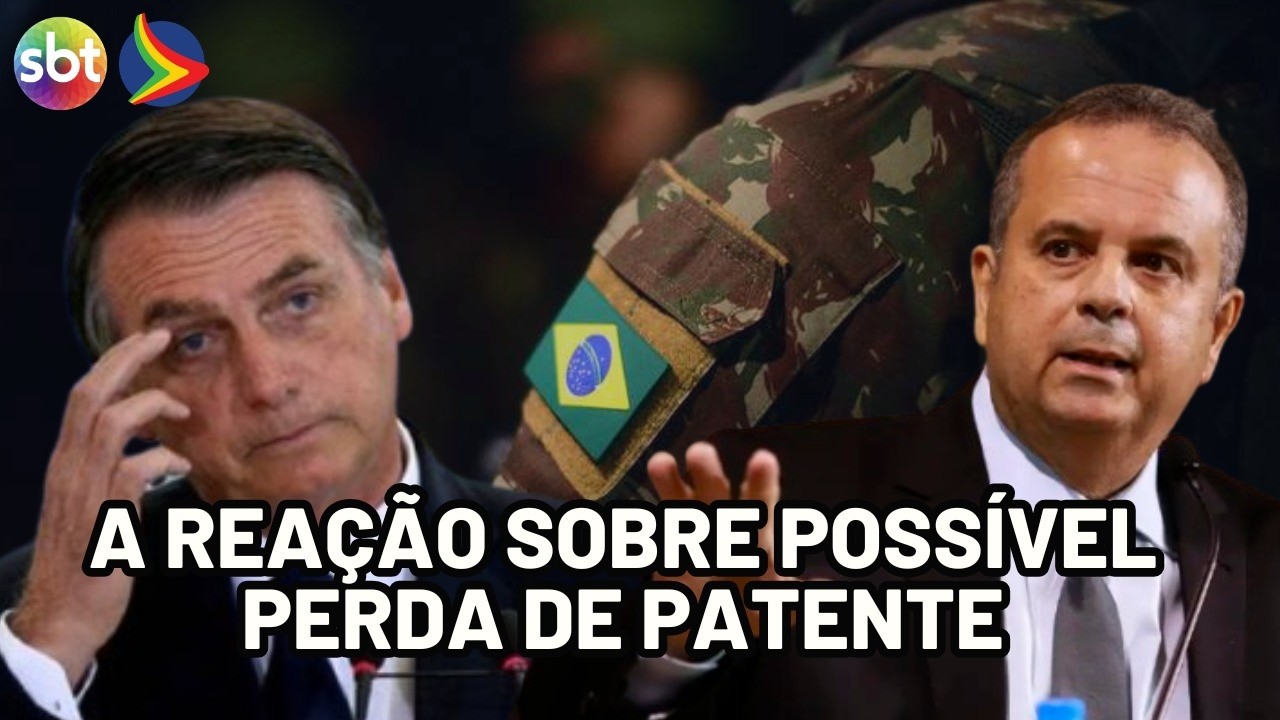 Senador revela reação de Bolsonaro sobre possível perda de patente