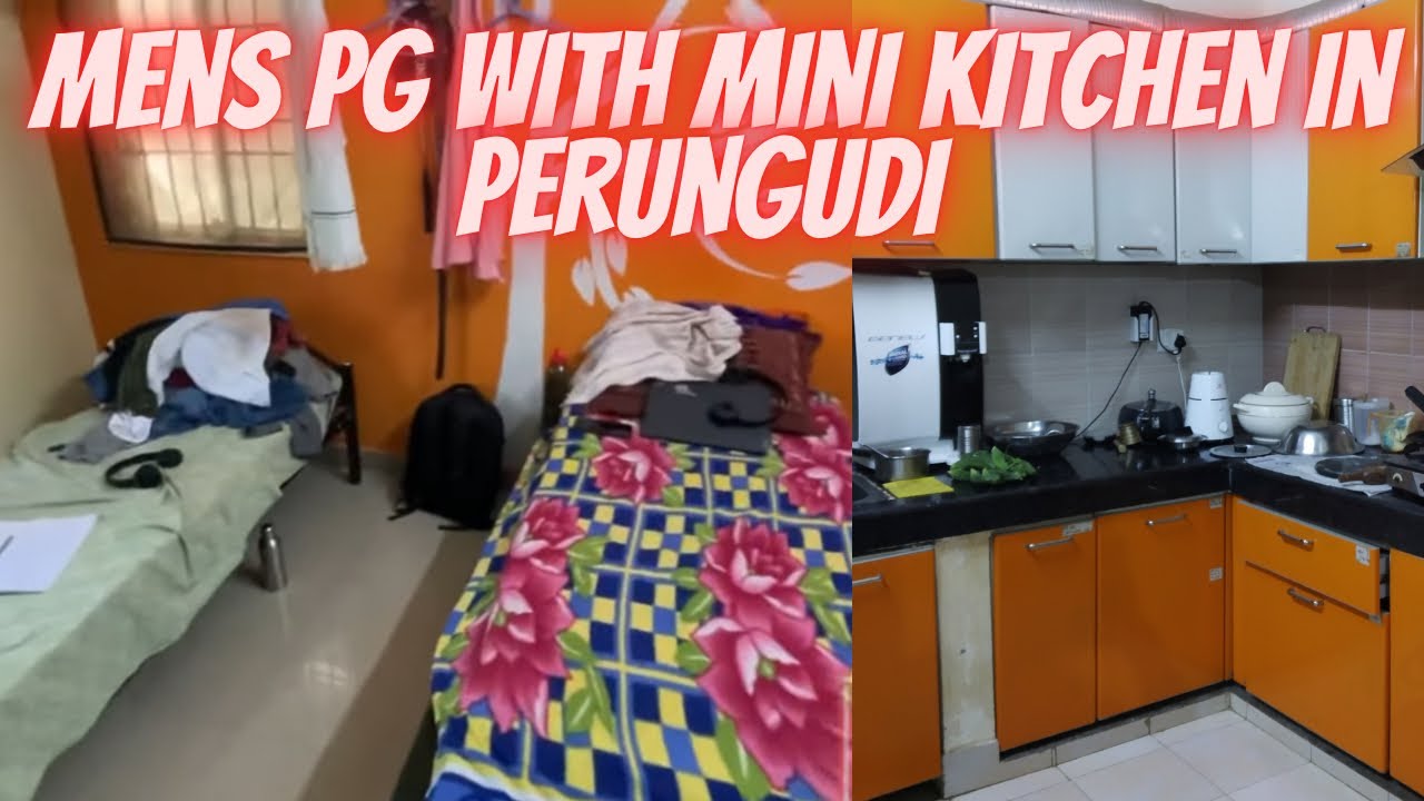 Mens pg at low rent in Perungudi| Pg with mini kitchen in chennai| #pg #youtube