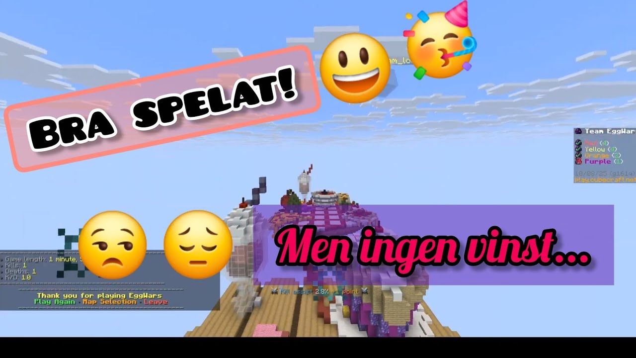 Förluster IGEN?! Men BRA spelat! | Team Eggwars