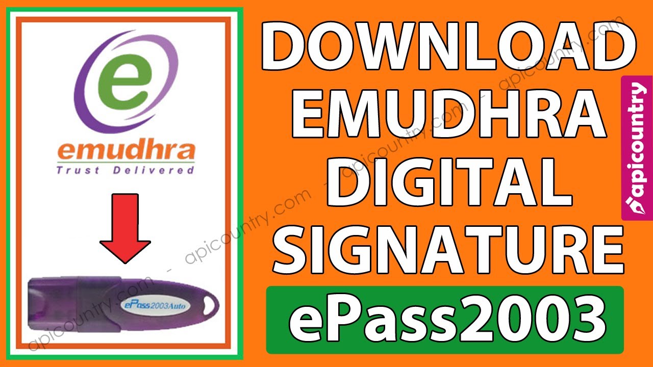 Download Emudhra DSC (Digital Signature Certificate) into ePass2003auto Token - Hindi