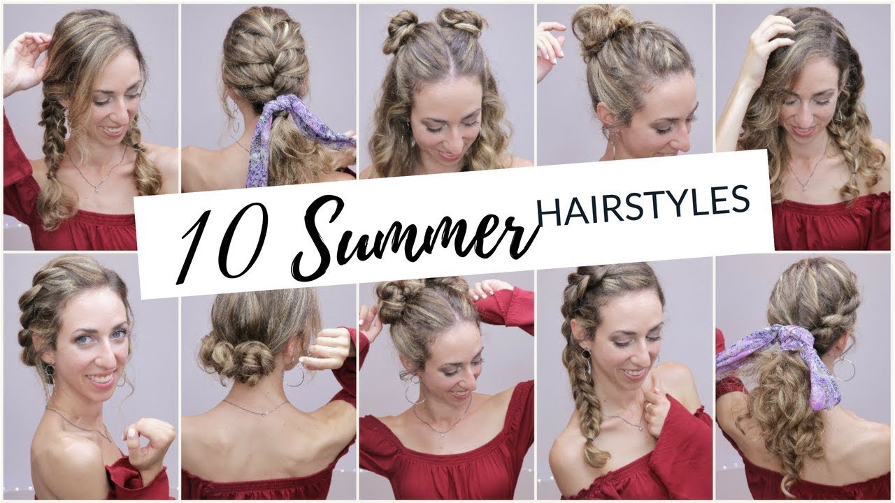 10 ACCONCIATURE PER L'ESTATE ~ Summer Hairstyles | Silvia Viscardi