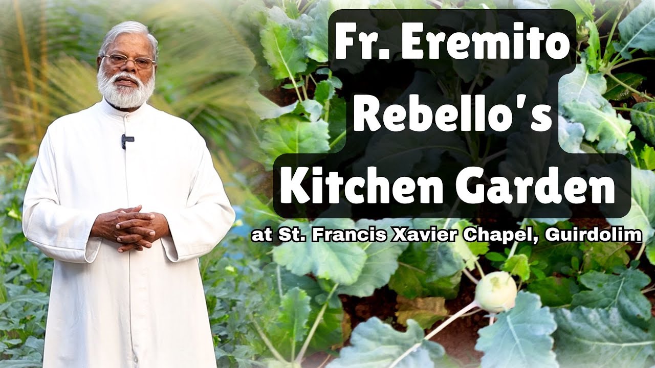 Fr. Eremito Rebello’s Kitchen Garden at St. Francis Xavier Chapel, Guirdolim