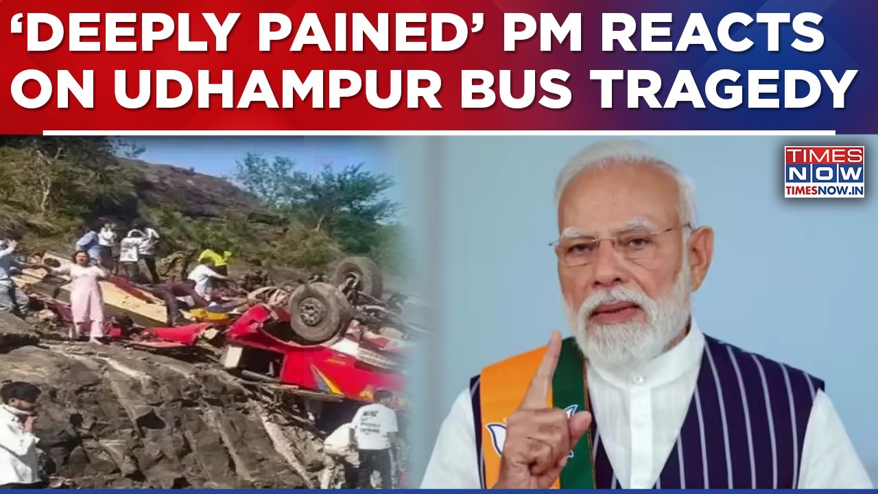 Udhampur Bus Tragedy: 'Deeply Pained' PM Modi Condoles J&K Bus Accident That Killed 17 & Injured 31