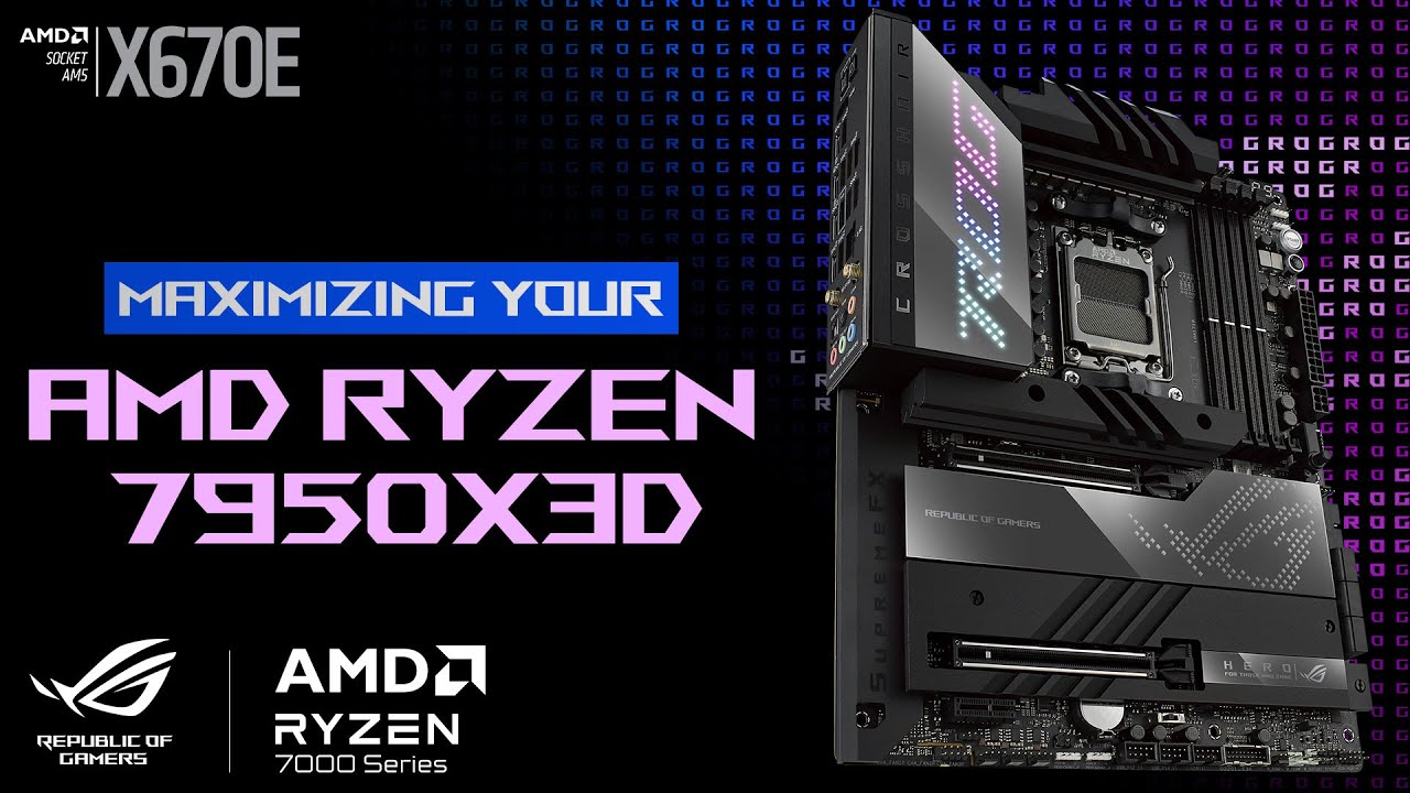 Максимально эффективное использование Ryzen 9 7950X3D на материнской плате ROG