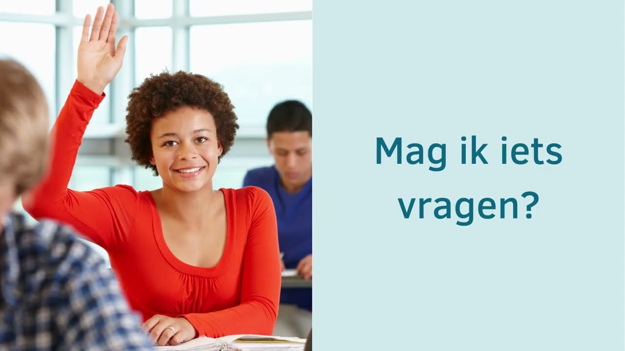Wat vraag je in de klas?