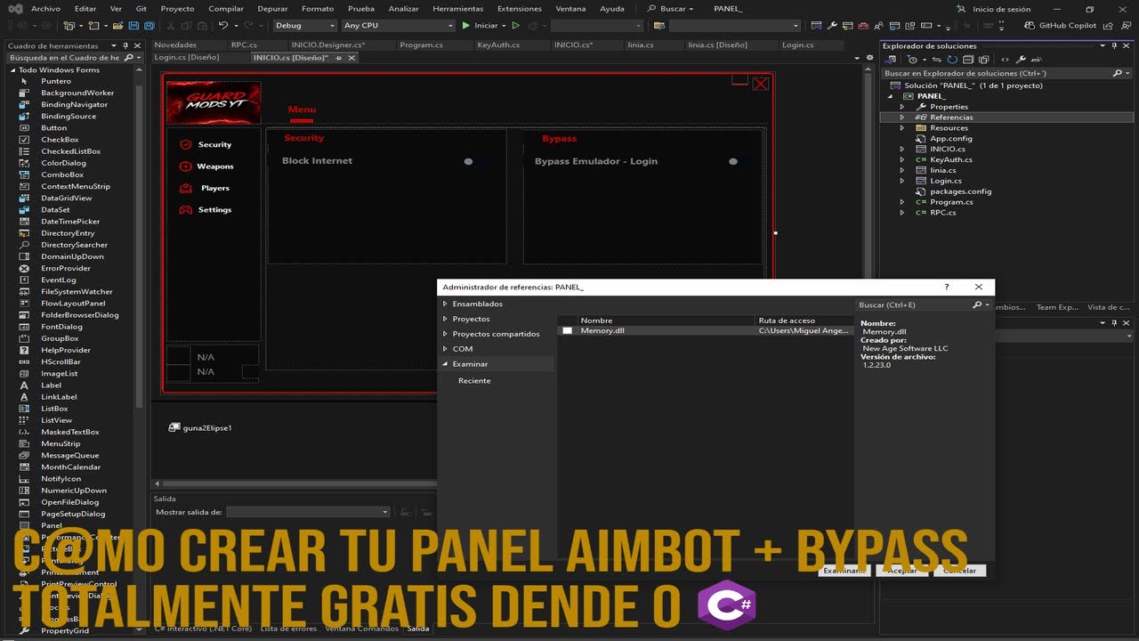 TUTORIAL DE COMO CREAR TU PROPIO PANEL AIMBOT + BYPASS ✅
