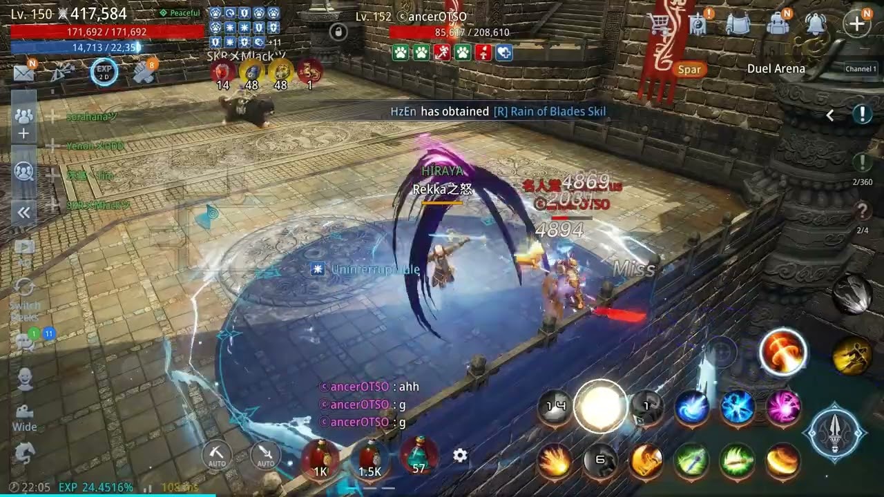 Tayo'y mag ⓒancerOTSO-OTSO ; using epic potion in duel arena😅