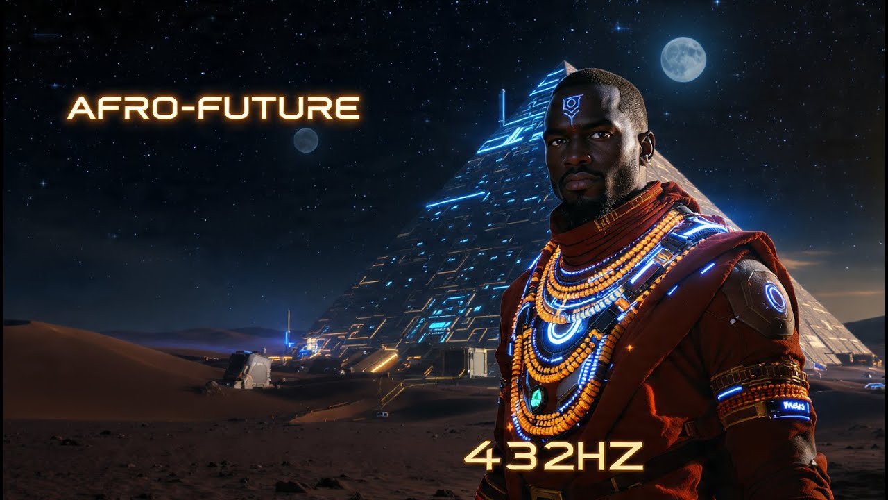432Hz Afrofuturism Ancient African Rhythms & Future Tech Beats