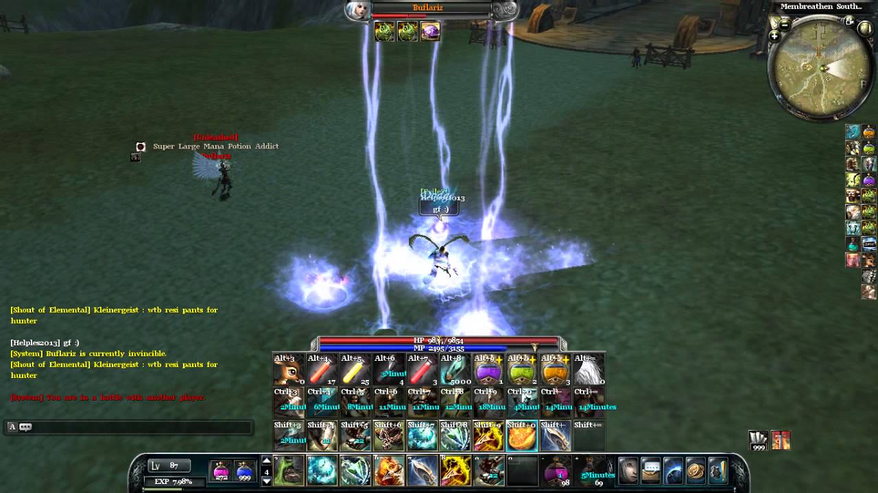 Archlord lvl 87 archer for lvl 102 ranger pvp