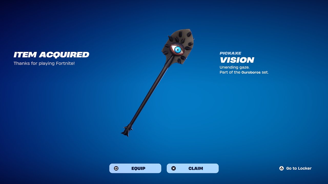 How To Get Vision Pickaxe For FREE! (Fortnite) 