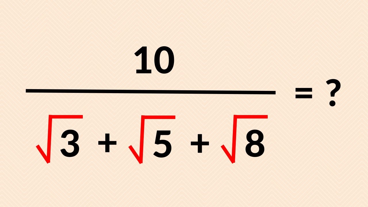 A Nice Algebra Problem | Rationalize the denominator
