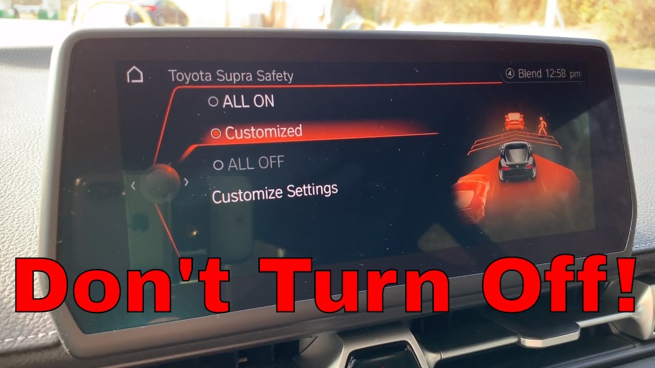 GR Supra Safety Systems Explained