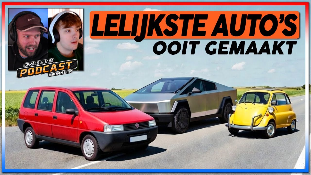 De Lelijkste Auto’s Ooit Gemaakt! - Gerald en Jaim Podcast #4