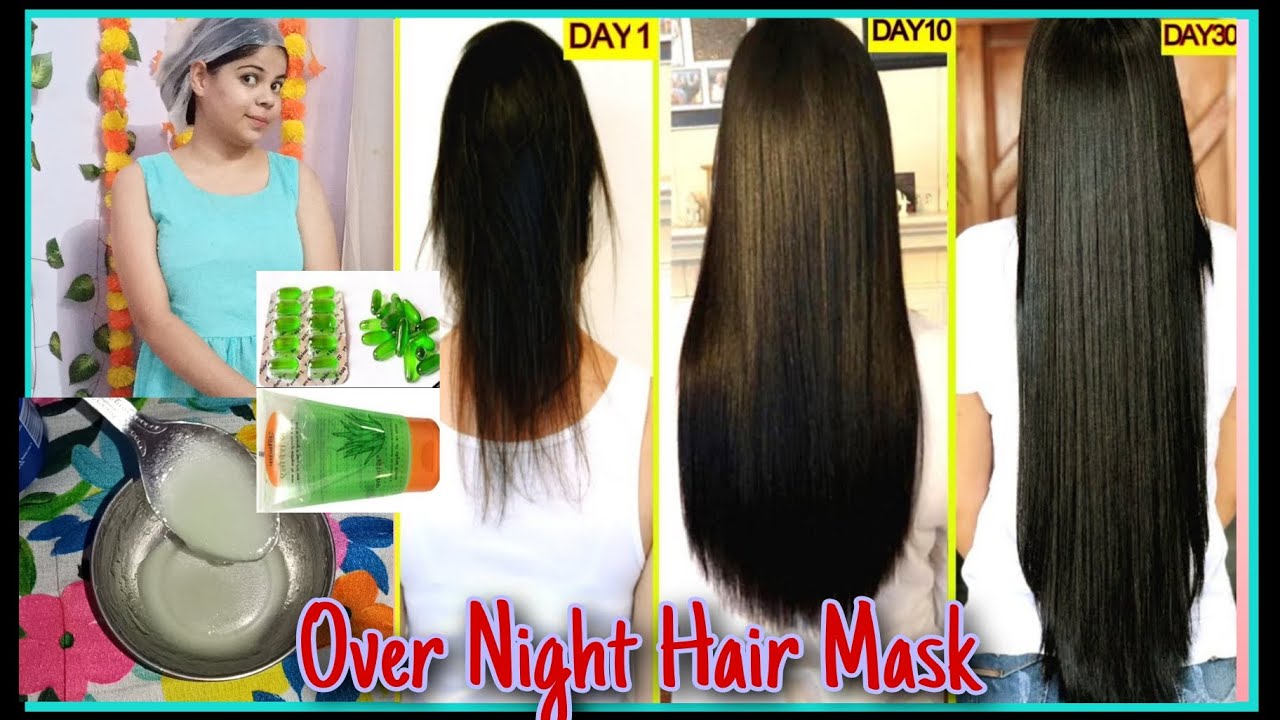 तेल भी और मास्क भी |अब रातों रात भड़ाये बालों को☑️💯|Over Night Hair Mask For Extreme hair growth 😍😱