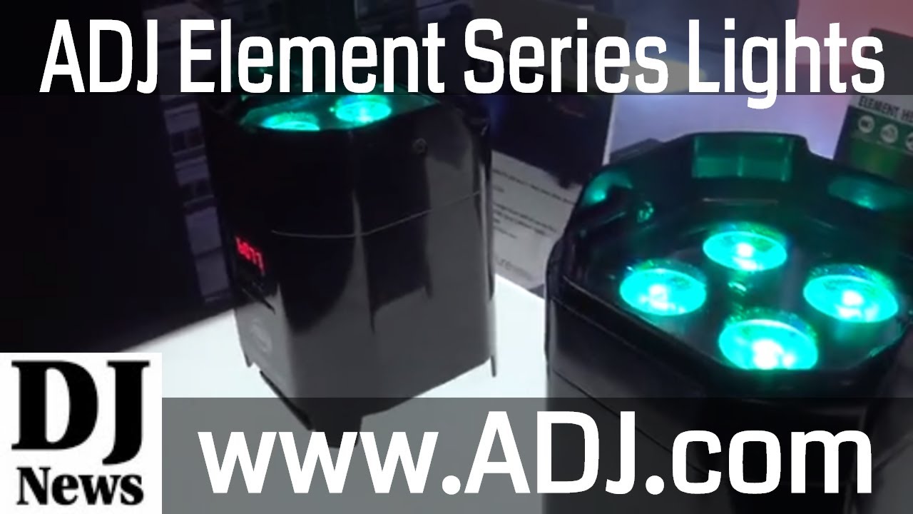 ADJ Element Series QA QAIP HEXIP HEX LED Lights Wireless Lights | Disc Jockey News | #AmericanDJ