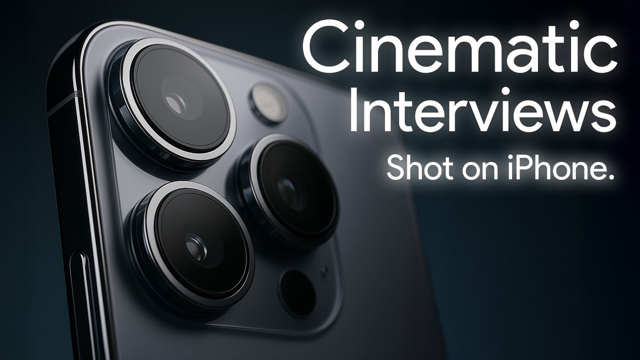 How to Film CINEMATIC iPhone Interviews [5 Easy Steps]