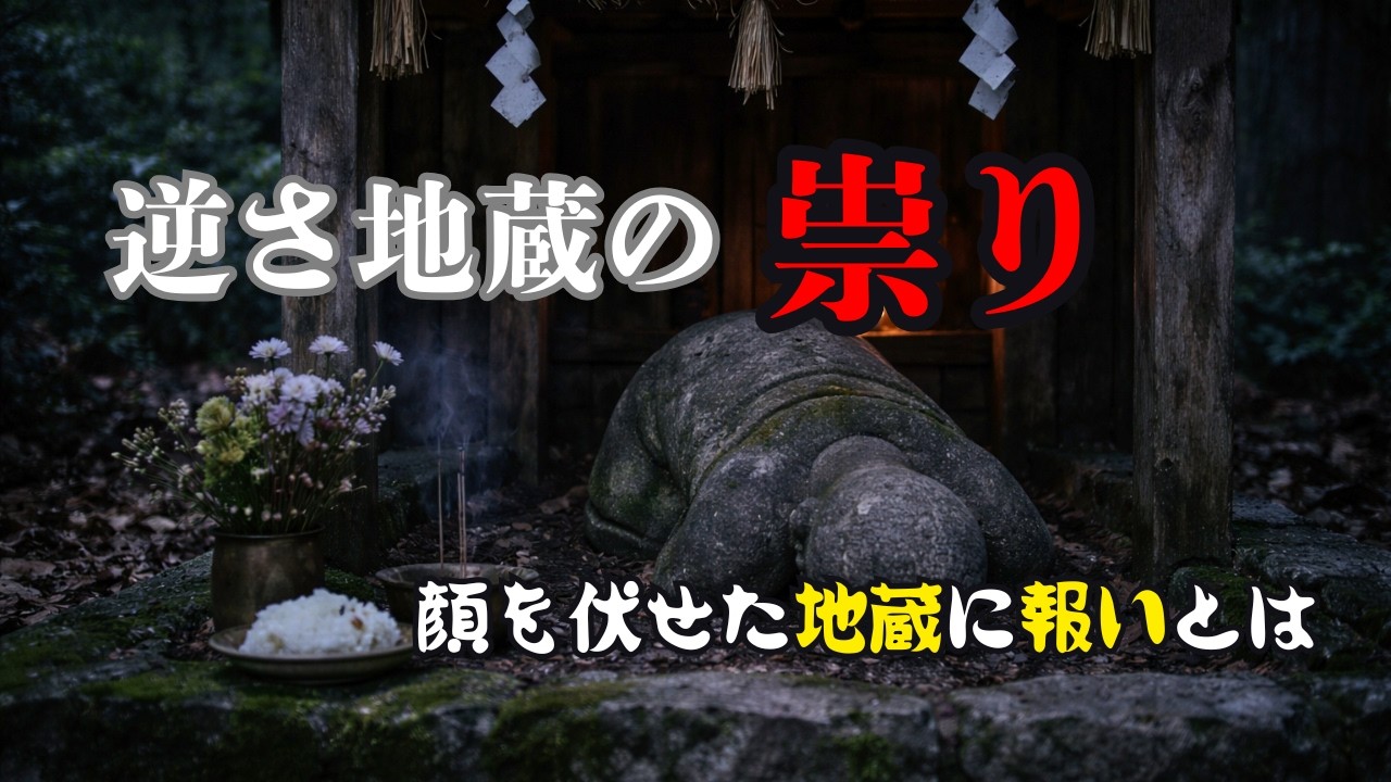 【怪談】顔を伏せた地蔵に触れた者が迎える“報い”とは…