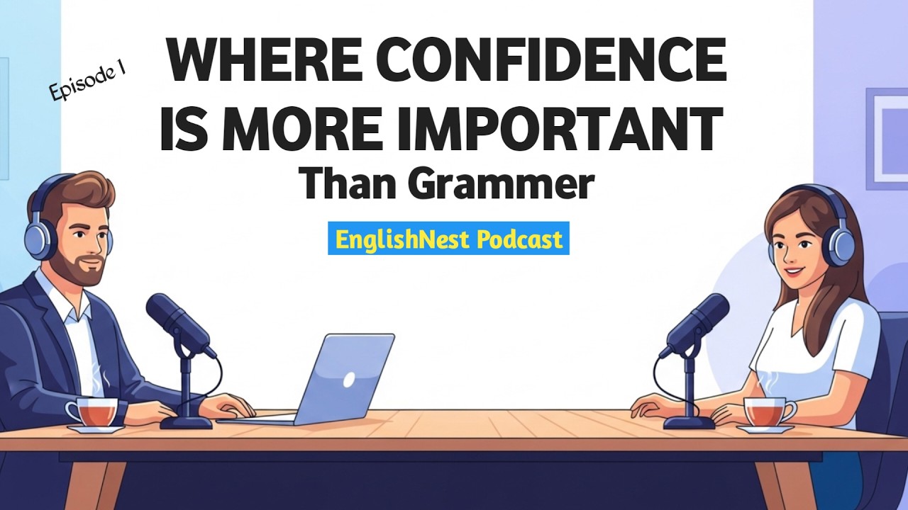 Where confidence is more important than grammar | Easy Explain In English | EnglishNest | PodCast