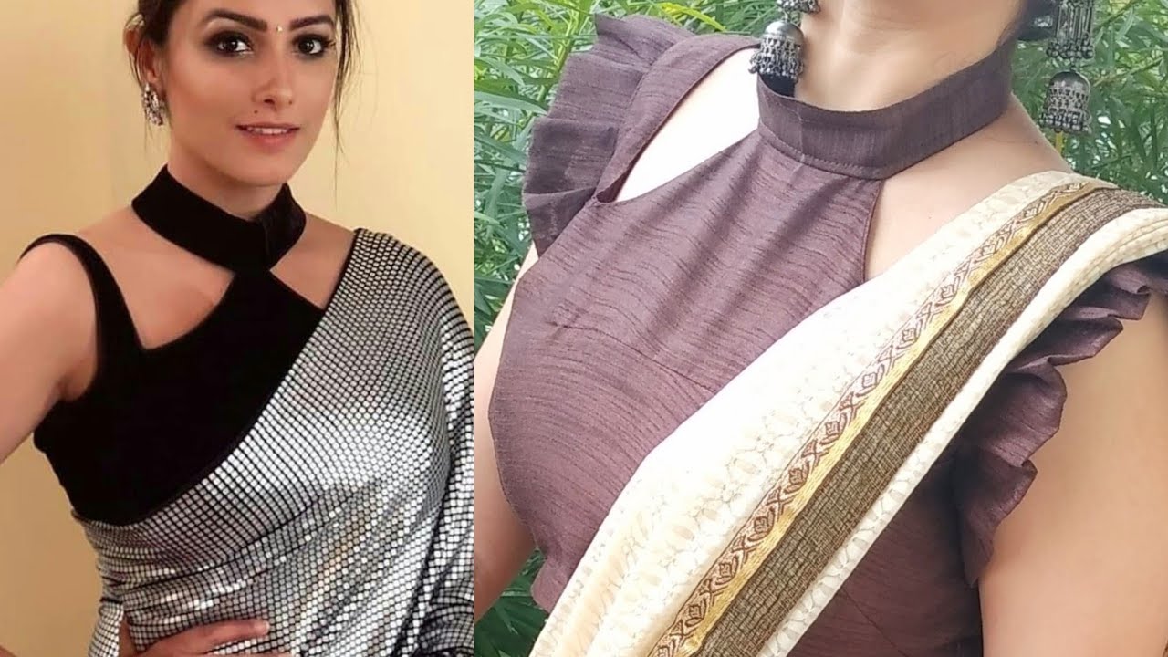 Inspired by Anita Hassanandani blouse design|| Stitching and Cutting || designer blouse || withme