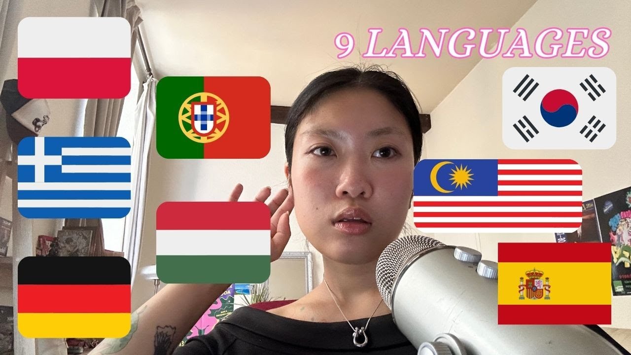 ASMR 🗣 SPEAKING DIFFERENT LANGUAGES 🌏 (German, Malay, Polish..etc)