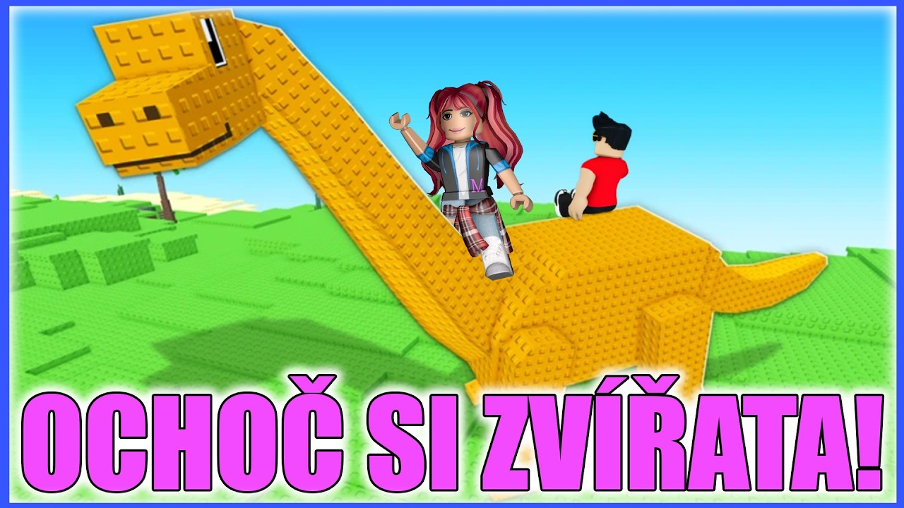 OCHOČUJEME SI ZVÍŘATA😱 Roblox Catch And Tame! w/@VendaliRoblox