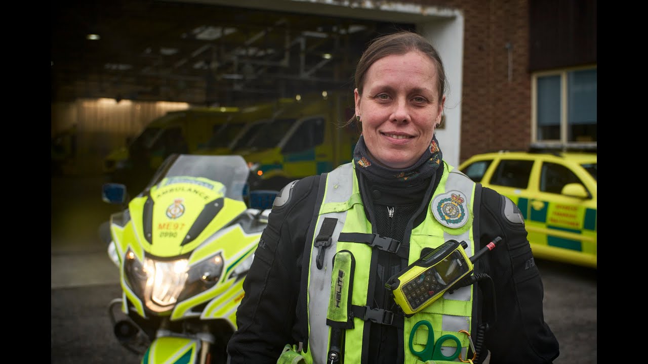 Motorcycle Paramedic Faith on how our motorcycle medics can reach our patients quickly
