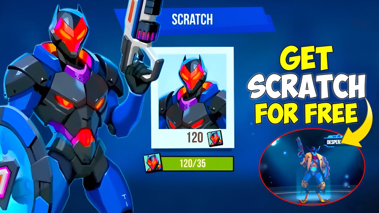 How To Get Scratch Character For Free in Bullet Echo India? 