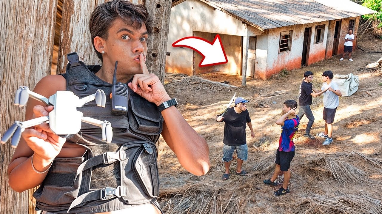 CHEGOU A HORA!! Inv4dimos o Cativeiro dos Valentões de DRONE… *Descobrimos o Pior* 
