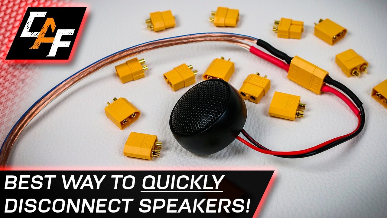 Quick Disconnect Speaker Wires! BEST Connector - CarAudioFabrication