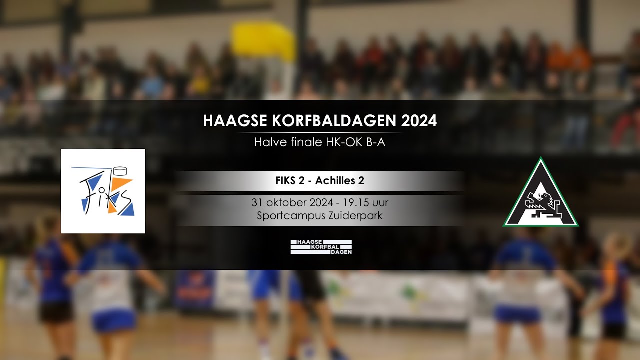 Haagse Korfbaldagen: FIKS 2 - Achilles 2 / Halve finale