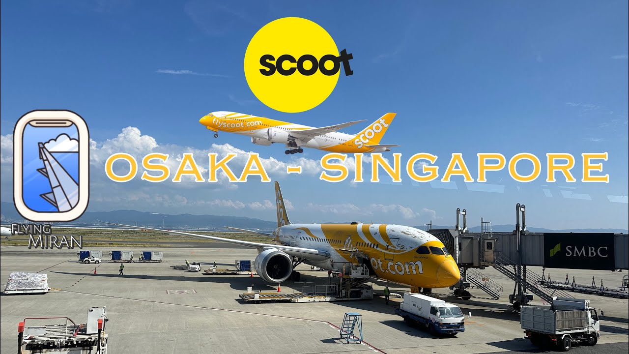 Первый раз со Scoot Airlines | Осака 🇯🇵 — Сингапур 🇸🇬 | 787 Dreamliner
