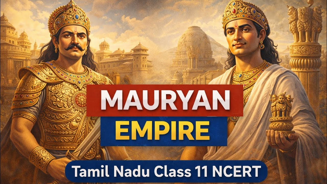  Chapter 6 Mauryan empire Tamil nadu NCERT easy explaination 