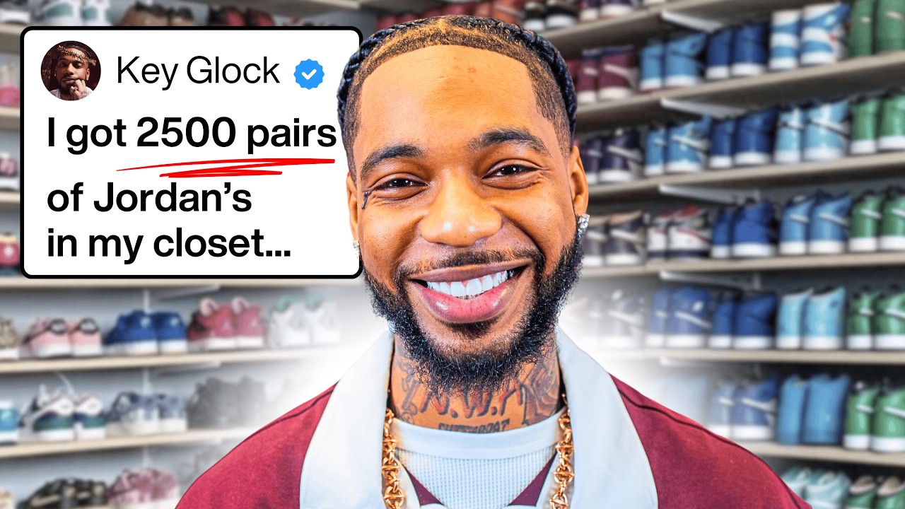 Is This The Biggest Rapper Sneakerhead? | Key Glock
