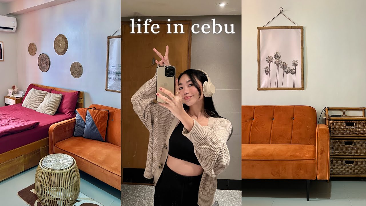 LIFE IN CEBU 🍃 | affordable airbnb in cebu (for only ₱1000), slow days, staycation + airbnb tour