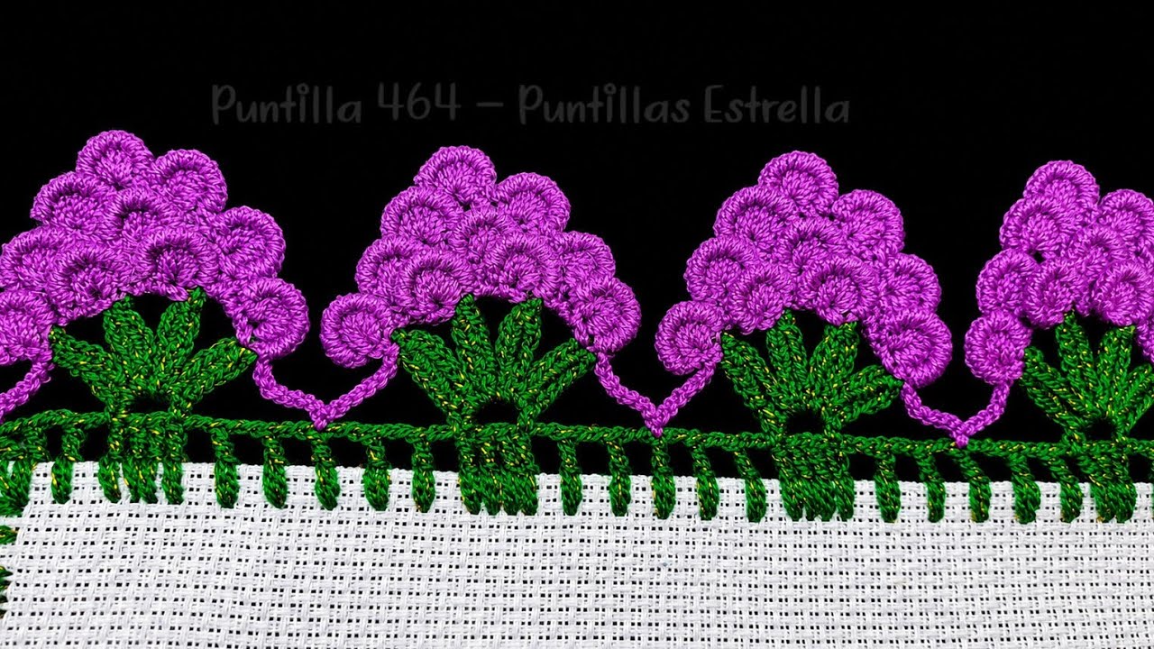 Puntilla de Uvas 🍇 no. 464 - Puntillas Estrella. 